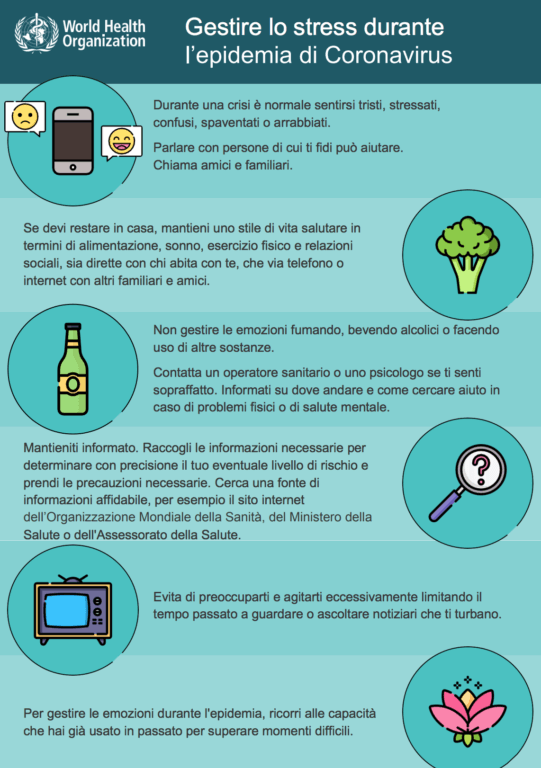 Gestire lo stress durante l'emergenza